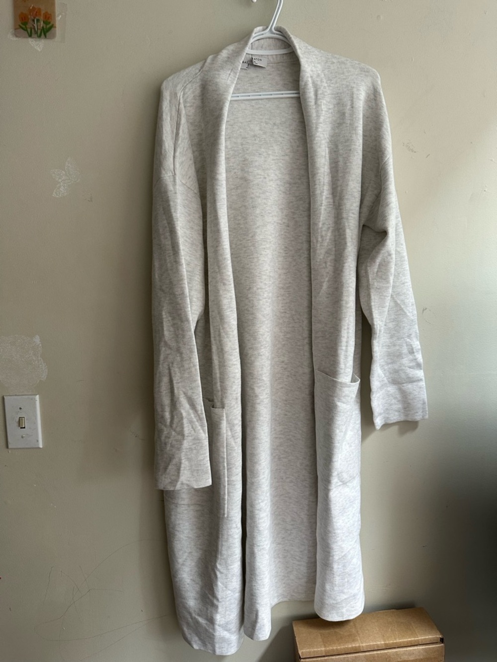 Babaton Ty Open-Front Long Cardigan
